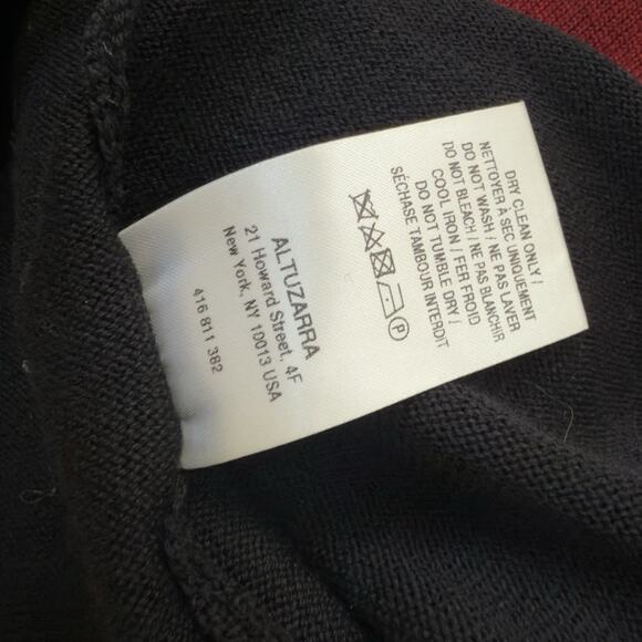 ALTUZARRA Ming Fringed Wool Sweater Size S - Picture 8 of 13